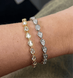 Ines Raindrop Tennis Bracelet - HOUSE OF SHE