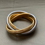 Infinity Multi Layered Bracelet Two - Tone - HOUSE OF SHE