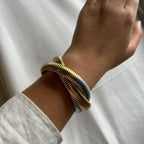 Infinity Multi Layered Bracelet Two - Tone - HOUSE OF SHE