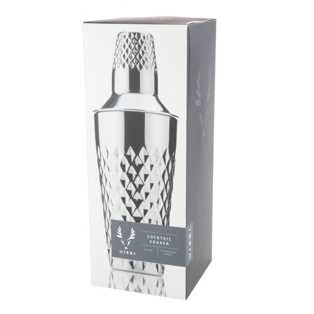 Irving Stainless Steel Faceted Cocktail Shaker - HOUSE OF SHE