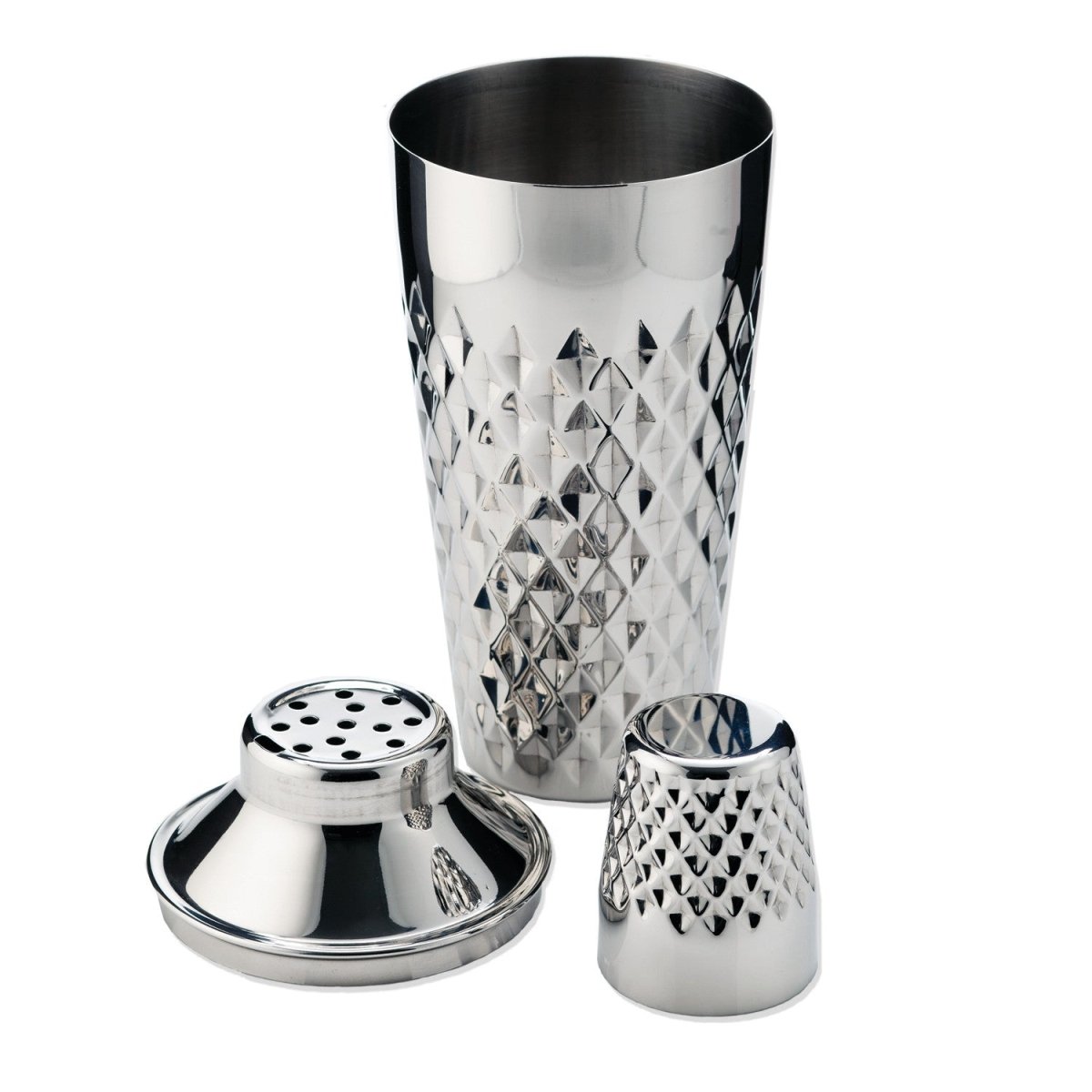 Irving Stainless Steel Faceted Cocktail Shaker - HOUSE OF SHE