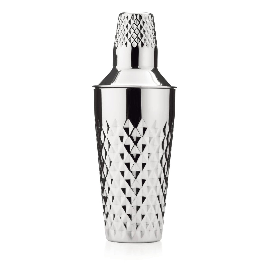 Irving Stainless Steel Faceted Cocktail Shaker - HOUSE OF SHE