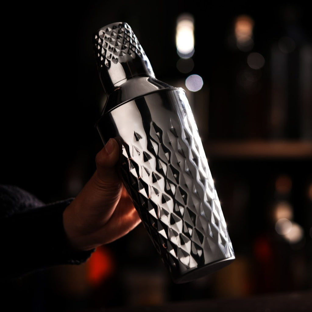 Irving Stainless Steel Faceted Cocktail Shaker - HOUSE OF SHE