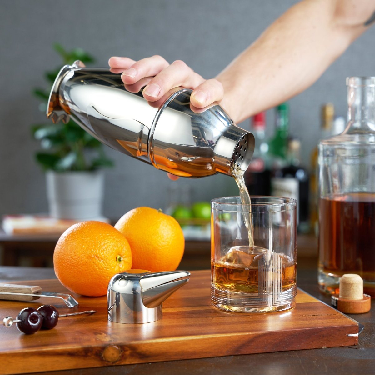 Irving Stainless Steel Penguin Cocktail Shaker - HOUSE OF SHE