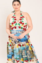 ITALIAN RIVIERA DREAM WOVEN MAXI DRESS - HOUSE OF SHE