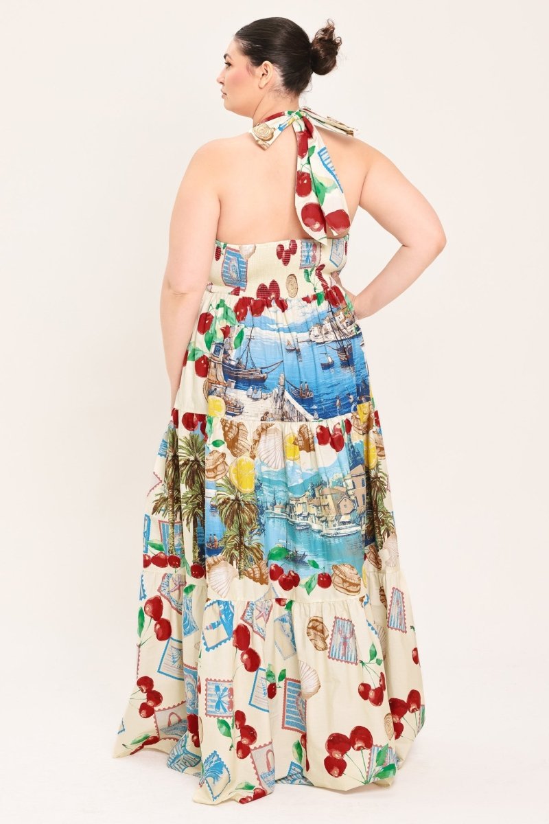 ITALIAN RIVIERA DREAM WOVEN MAXI DRESS - HOUSE OF SHE