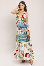ITALIAN RIVIERA DREAM WOVEN MAXI DRESS - HOUSE OF SHE