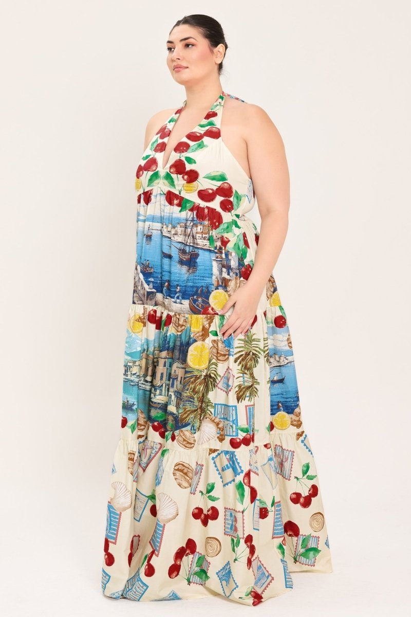 ITALIAN RIVIERA DREAM WOVEN MAXI DRESS - HOUSE OF SHE