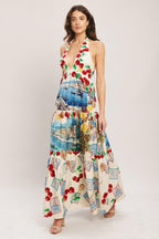 ITALIAN RIVIERA DREAM WOVEN MAXI DRESS - HOUSE OF SHE