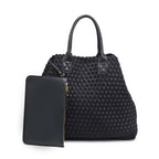 Ithaca Woven Neoprene Tote - HOUSE OF SHE