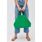 Ithaca Woven Neoprene Tote - HOUSE OF SHE