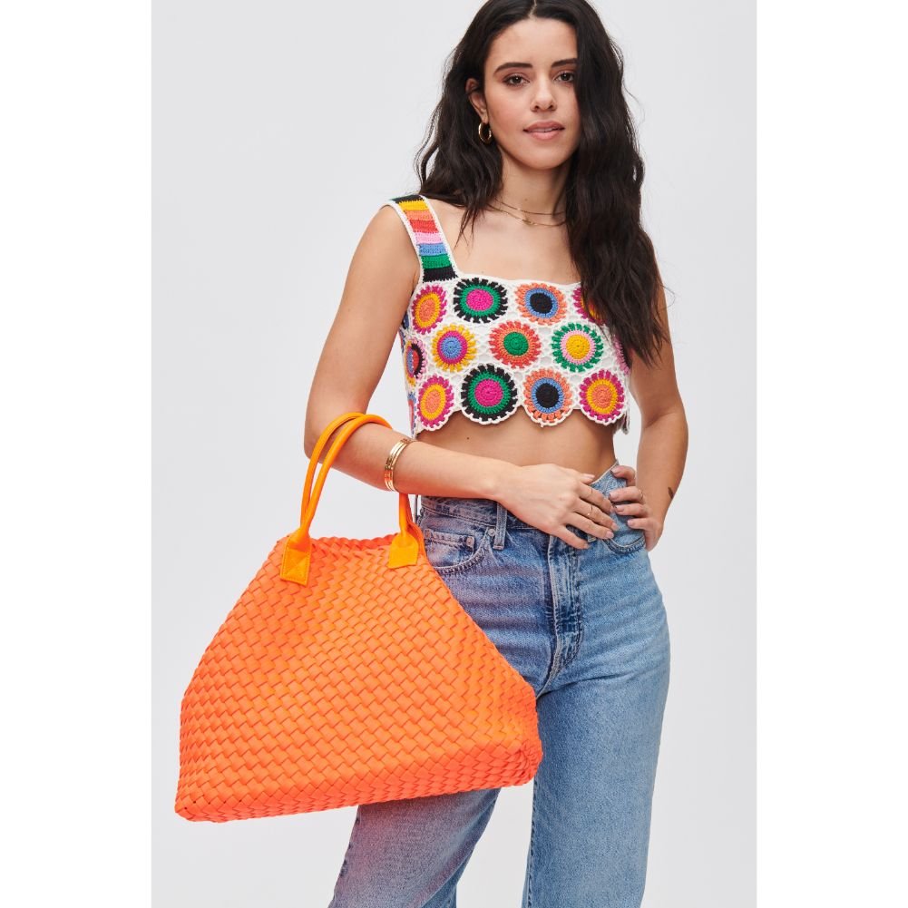 Ithaca Woven Neoprene Tote - HOUSE OF SHE
