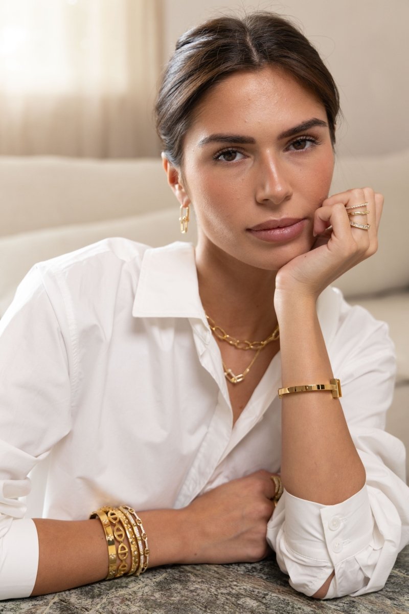 Ivy CZ Ring Set - HOUSE OF SHE