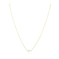 Janet Side Cross Necklace - HOUSE OF SHE
