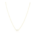 Janet Side Cross Necklace - HOUSE OF SHE