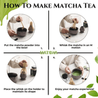 Japanese Matcha Set, Cream - HOUSE OF SHE