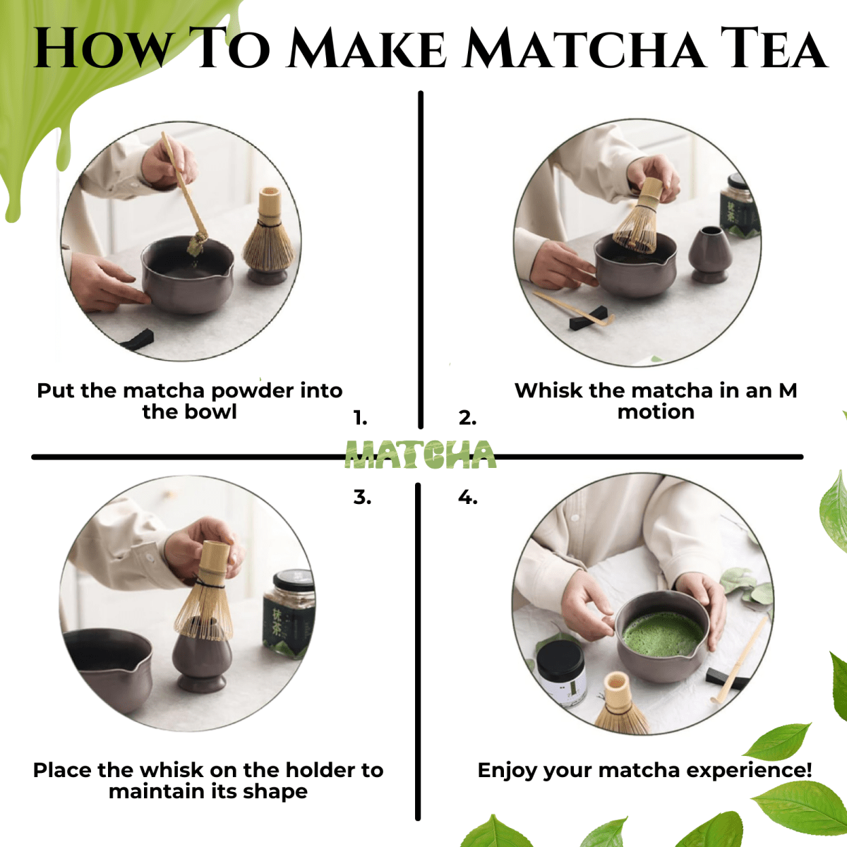 Japanese Matcha Set, Cream - HOUSE OF SHE
