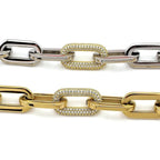 Jenna Pave Bracelet - Silver - HOUSE OF SHE