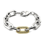 Jenna Pave Bracelet - Silver - HOUSE OF SHE