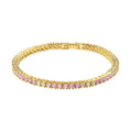 Josephine Light Pink Tennis Bracelet - HOUSE OF SHE