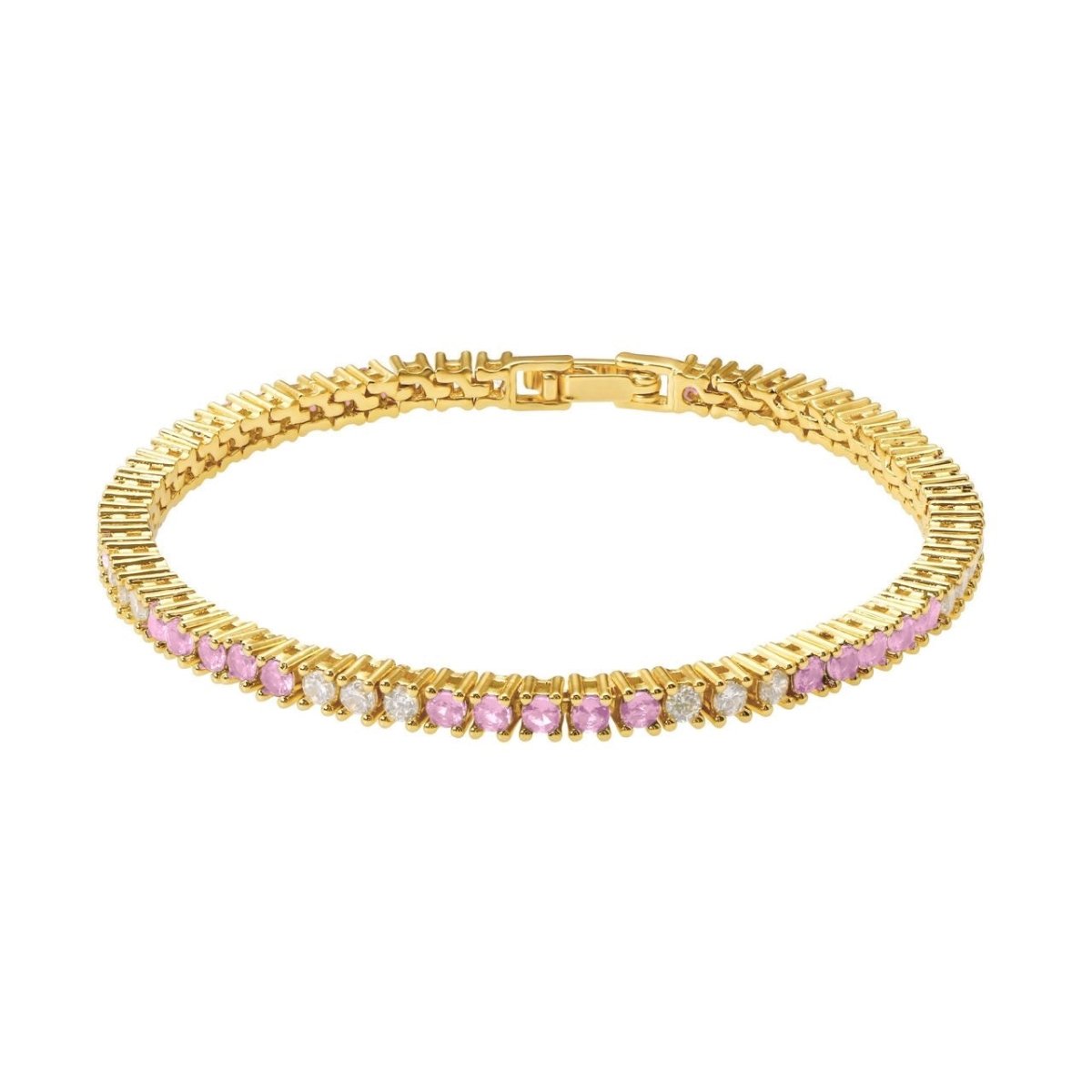 Josephine Light Pink Tennis Bracelet - HOUSE OF SHE