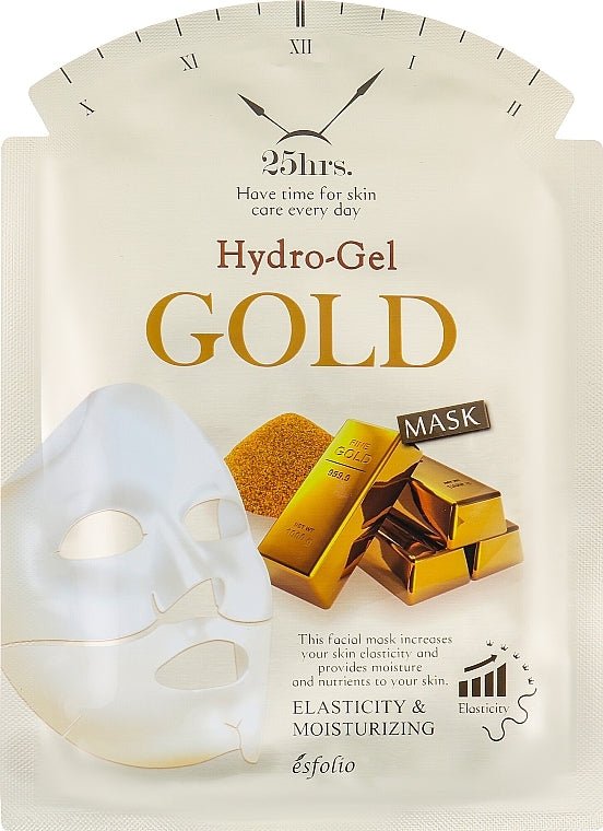 K - Beauty Golden Hydrogel 24K Gold Face Mask - Single Sheet - HOUSE OF SHE