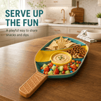 Khen Ceramic Pickleball Dish | Paddle Shaped Serving Tray Platter Decorative Tableware - HOUSE OF SHE