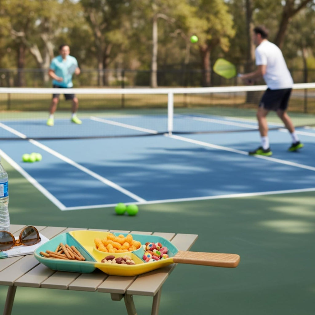 Khen Ceramic Pickleball Dish | Paddle Shaped Serving Tray Platter Decorative Tableware - HOUSE OF SHE