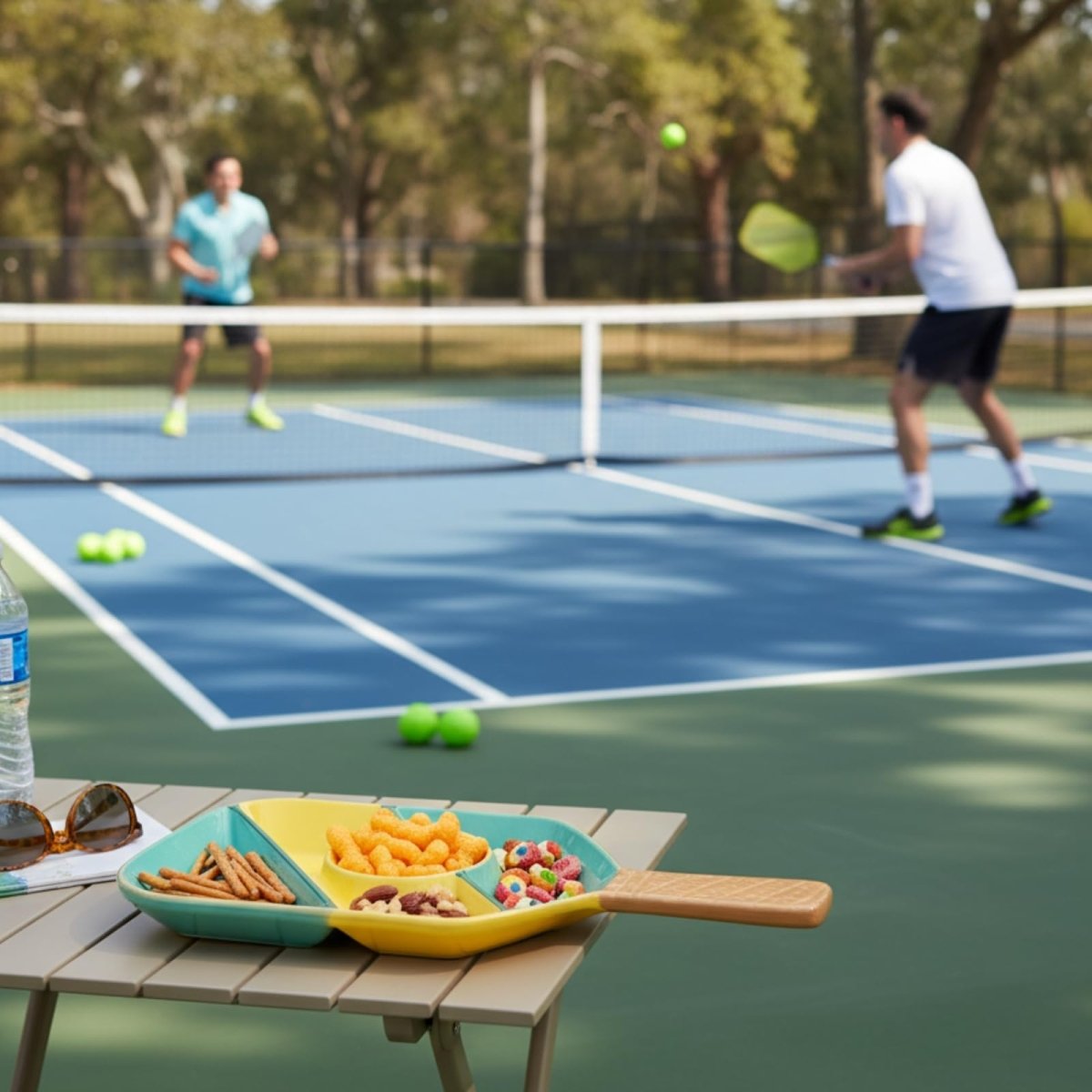 Khen Ceramic Pickleball Dish | Paddle Shaped Serving Tray Platter Decorative Tableware - HOUSE OF SHE