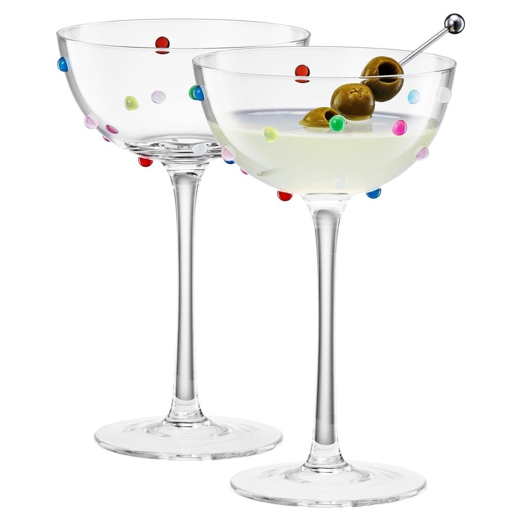 Khen Confetti Coupe - Set of 2 - HOUSE OF SHE