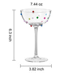 Khen Confetti Coupe - Set of 2 - HOUSE OF SHE