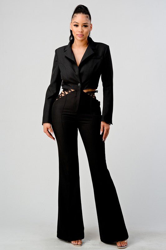 Kourt Blazer And Pants Set - HOUSE OF SHE