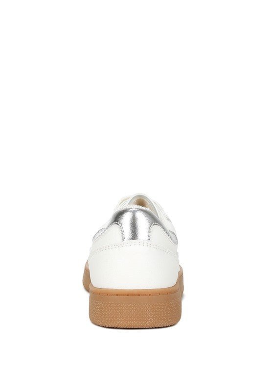 Kyniska Faux Leather Everyday Sneakers - HOUSE OF SHE