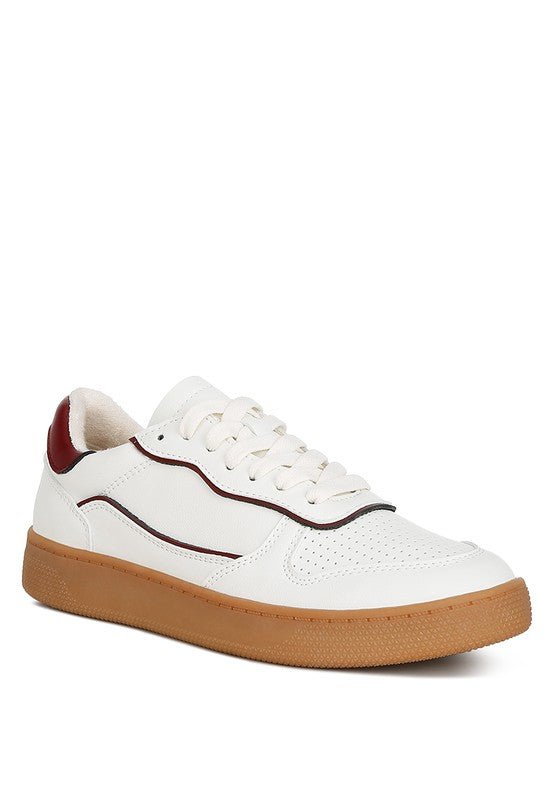 Kyniska Faux Leather Everyday Sneakers - HOUSE OF SHE