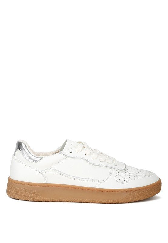 Kyniska Faux Leather Everyday Sneakers - HOUSE OF SHE