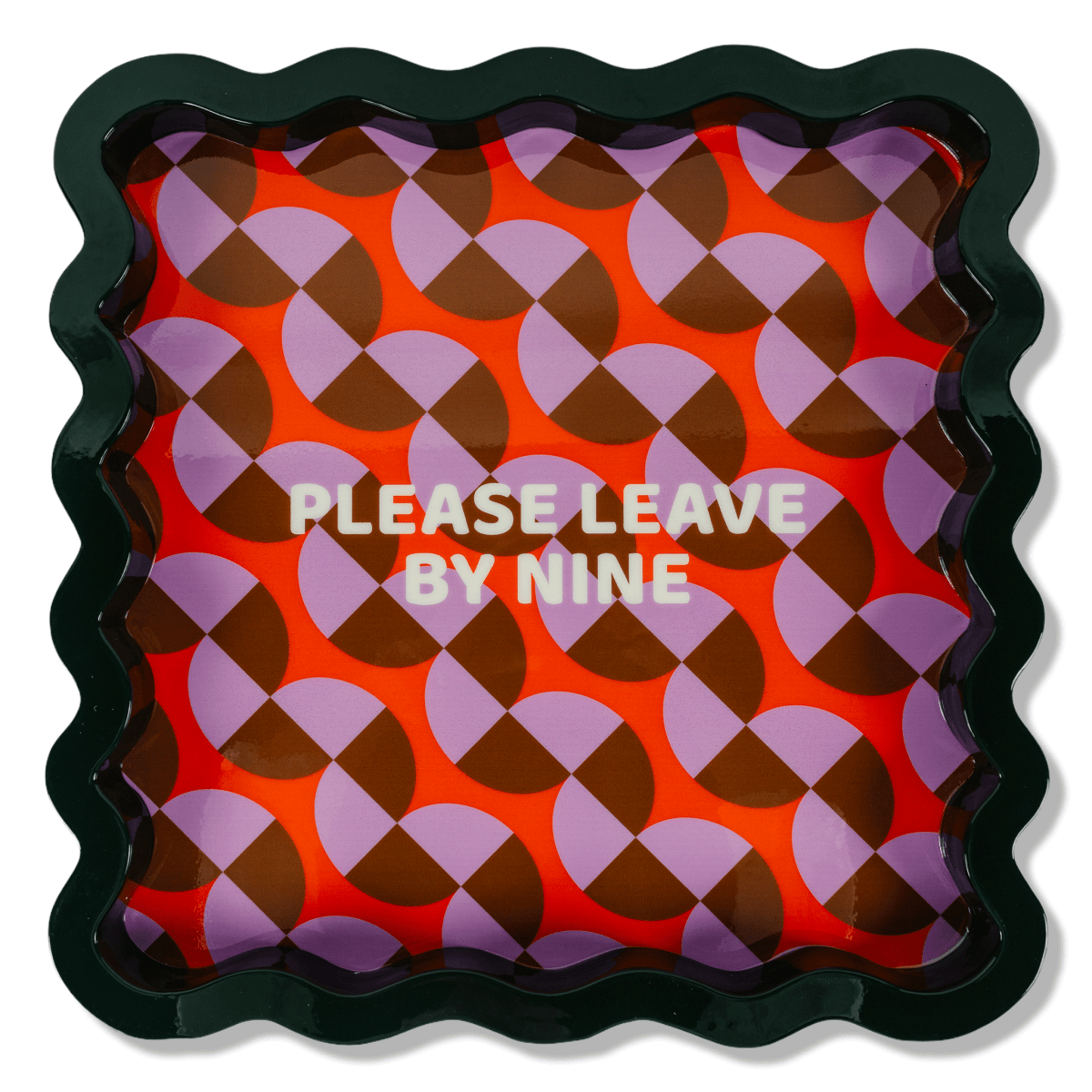 Leave by Nine Large Lacquer Tray - HOUSE OF SHE