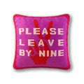 Leave by Nine Needlepoint Pillow - HOUSE OF SHE