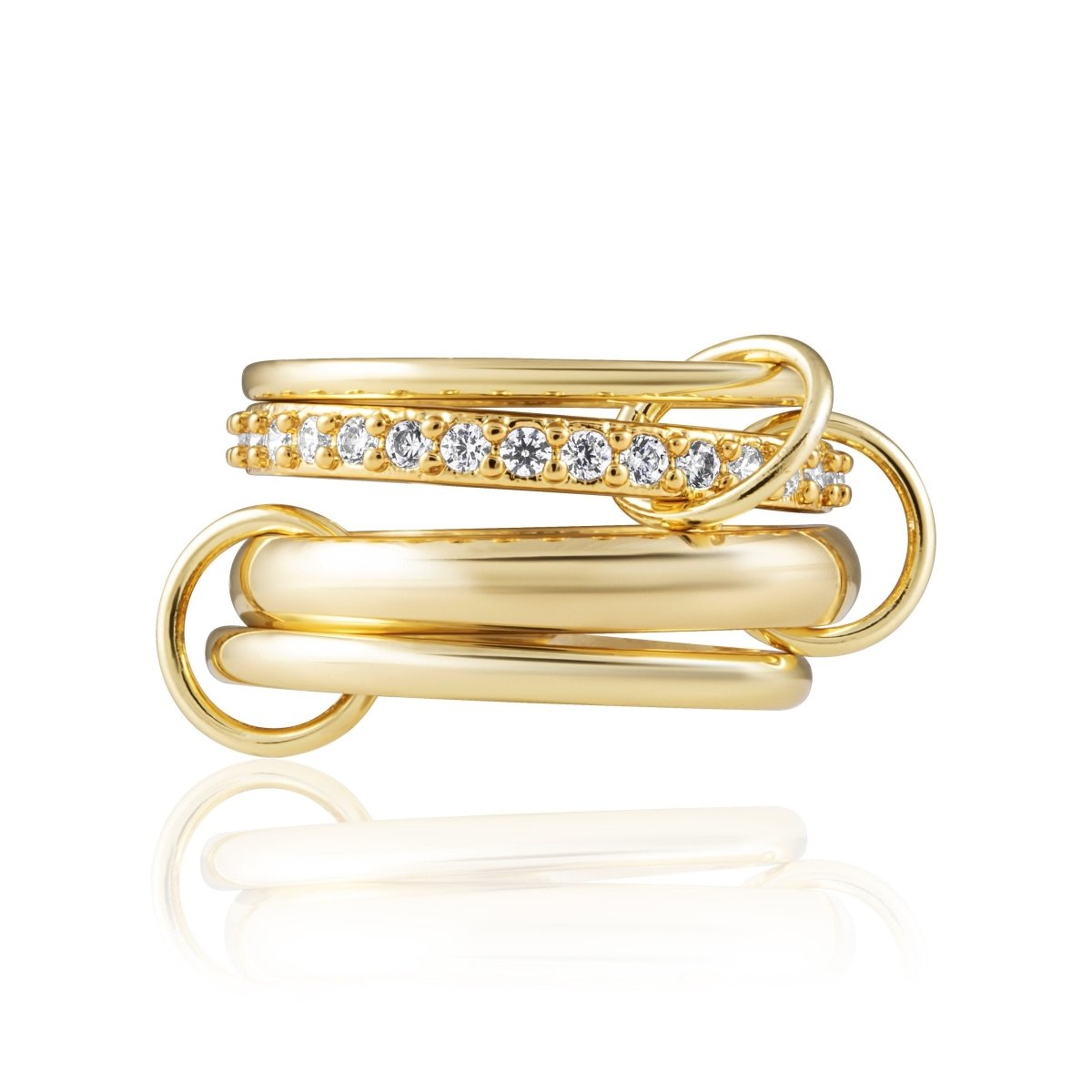 Leighton Stackable Ring Set - HOUSE OF SHE