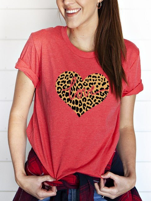 Leoaprd Love Tee Shirt - HOUSE OF SHE