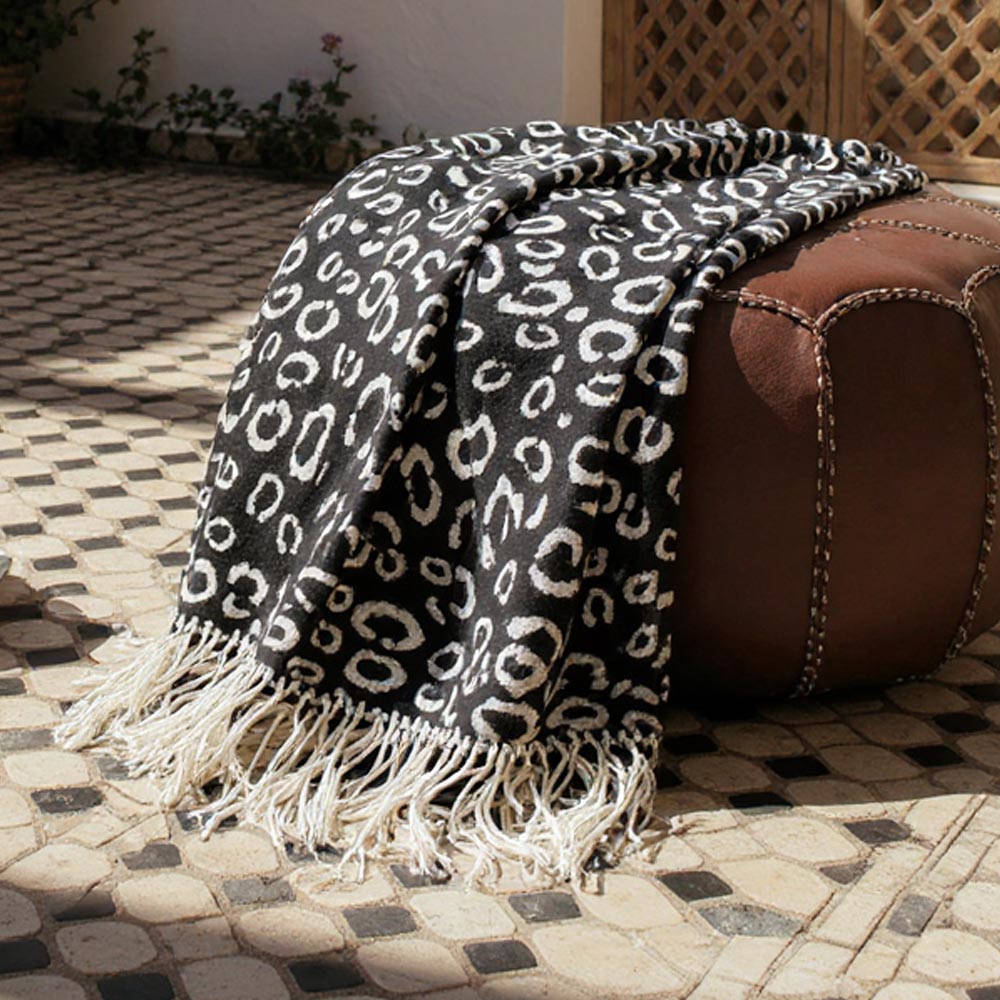 Leopard Print Pashmina Scarf Shawl - HOUSE OF SHE