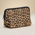 Leopard Printed Cosmetic Pouch Bag Organizer - HOUSE OF SHE