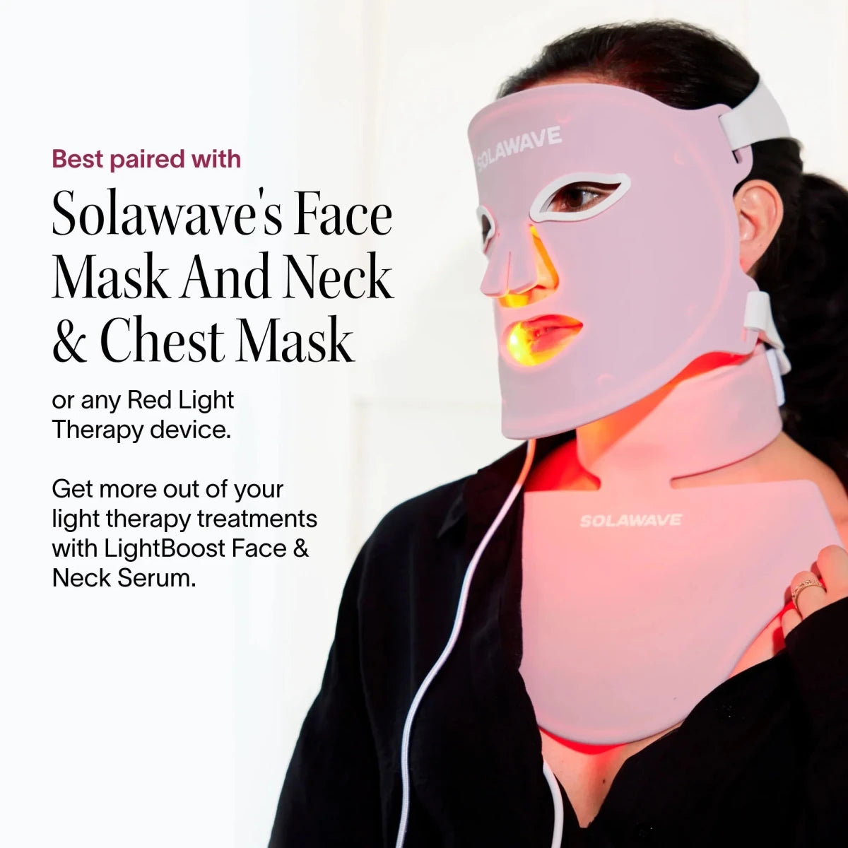 Light Therapy Boosting Face & Neck Serum - HOUSE OF SHE