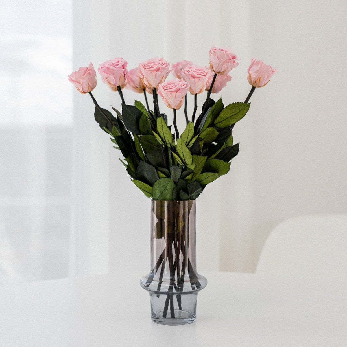 Long Stem Roses | Light Pink Roses - HOUSE OF SHE