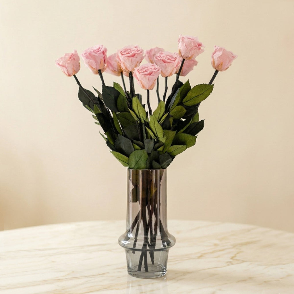 Long Stem Roses | Light Pink Roses - HOUSE OF SHE