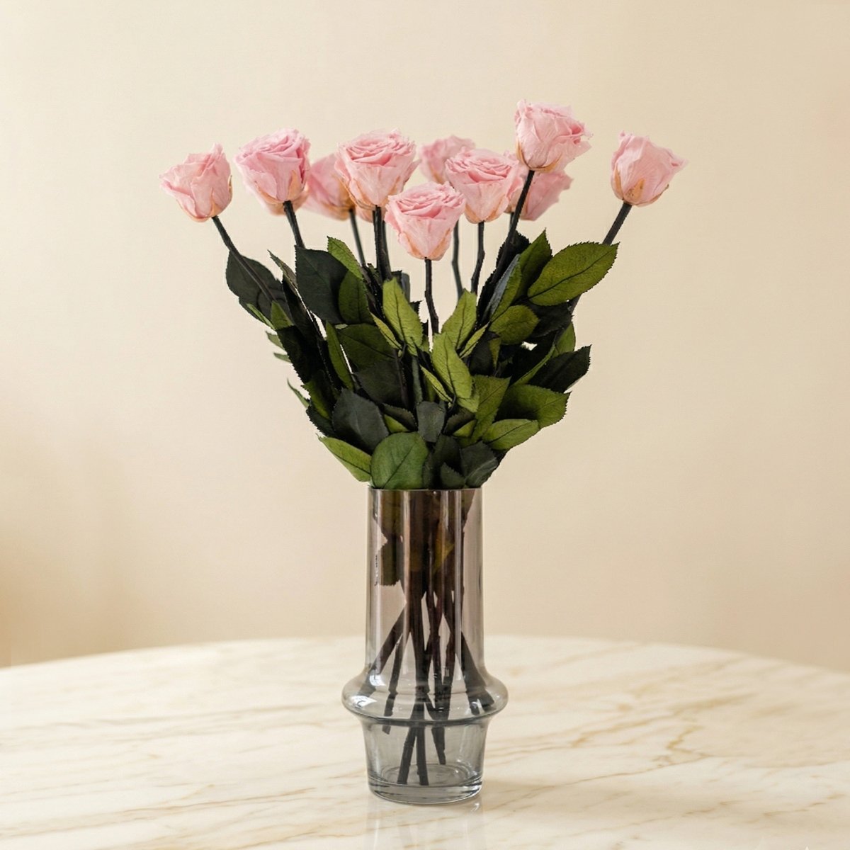 Long Stem Roses | Light Pink Roses - HOUSE OF SHE