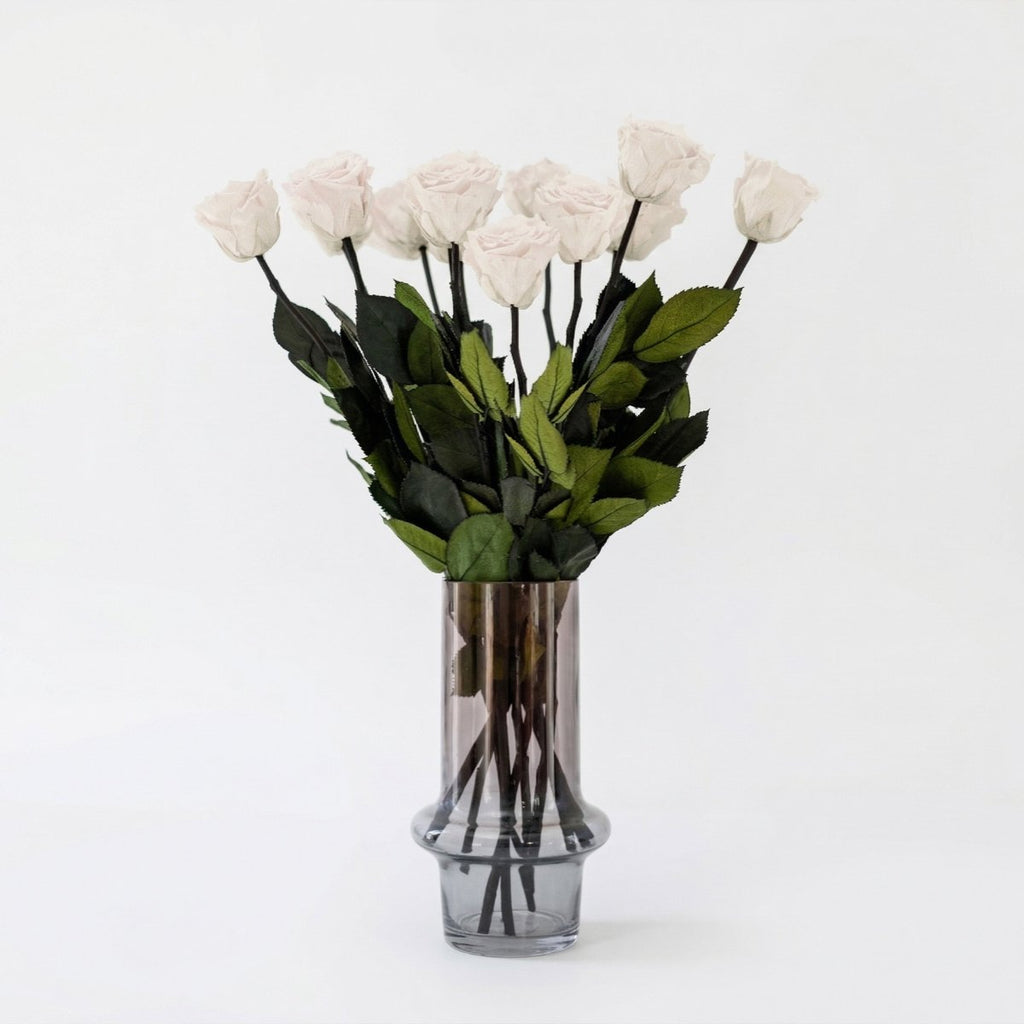Long Stem Roses | White Roses - HOUSE OF SHE