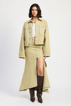 Lori Oversized Denim Jacket - HOUSE OF SHE