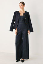 Lovely Muse Denim Jumpsuit - HOUSE OF SHE