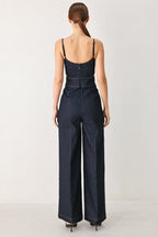 Lovely Muse Denim Jumpsuit - HOUSE OF SHE