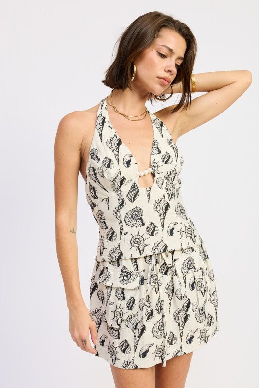 LOW RISE PATCHED POCKET MINI SKIRT - HOUSE OF SHE